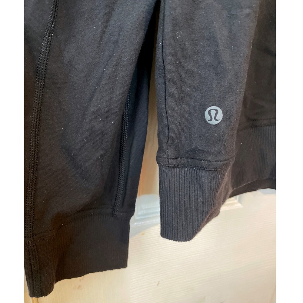 Lululemon Athletica Mens Sojourn Jacket Black Full Zip Mock‎ Neck Size M H6 - Picture 10 of 15